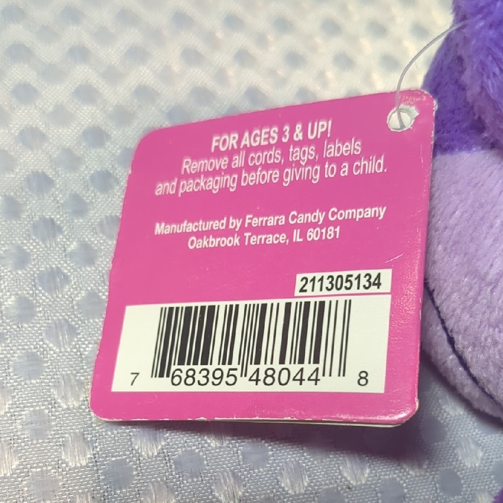 Brachs Purple Plush Monkey Stuffed Animal - Picture 4 of 5